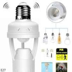 Infrared Motion Sensor Lamp Holder – 360° Smart Light Socket with Automatic On/Off Detection