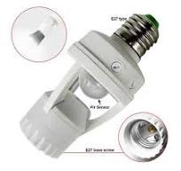 Infrared Motion Sensor Lamp Holder – 360° Smart Light Socket with Automatic On/Off Detection